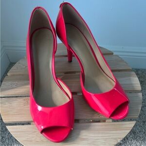 Michael Kors Pink Peep-toe Heels